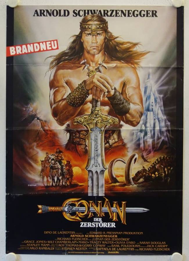 Conan der Zerstörer originales deutsches Filmplakat